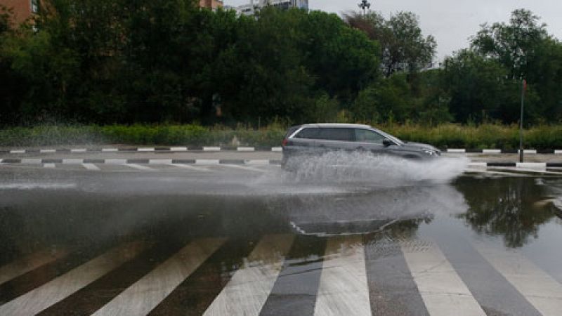 Lluvia en Galicia, Cataluña y áreas del este peninsular