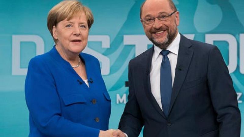 Elecciones en Alemania - Merkel gana el único debate televisado frente a Schulz, según las encuestas