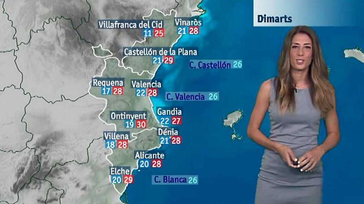 L'informatiu - Comunitat Valenciana - El tiempo en la Comunidad Valenciana - 04/09/17