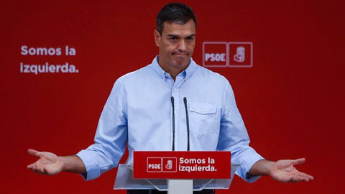 Pedro Sánchez ha vuelto a manifestar su apoyo al Gobierno en el desafío independentista