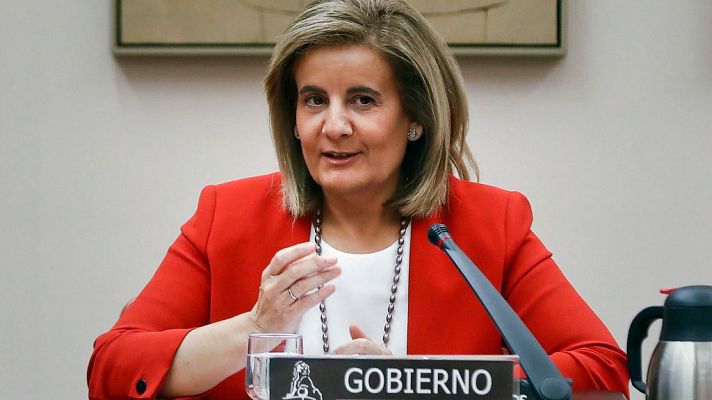 Telediario 1 - Sube el paro y baja en 179.500 el número de afiliados a la Seguridad Social