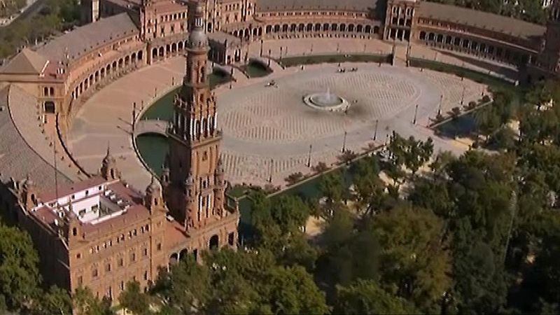 As se ve Espaa desde el helicptero de TVE en la Vuelta