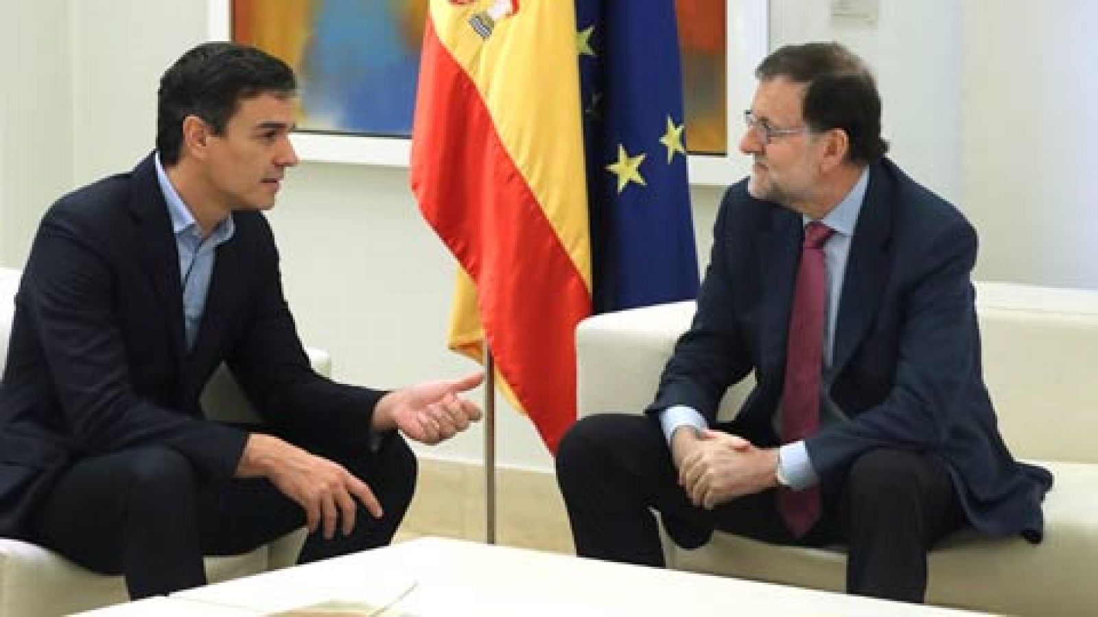 Rajoy "abre la puerta" a Pedro Sánchez a crear una comisión sobre el Estado autónomico  | RTVE Play