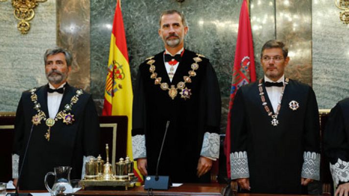 El fiscal general del Estado garantiza una actuación "firme" en defensa de la unidad de España
