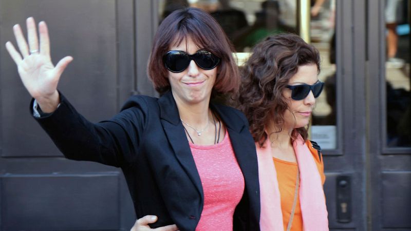 Juana Rivas declara en los juzgados de Granada