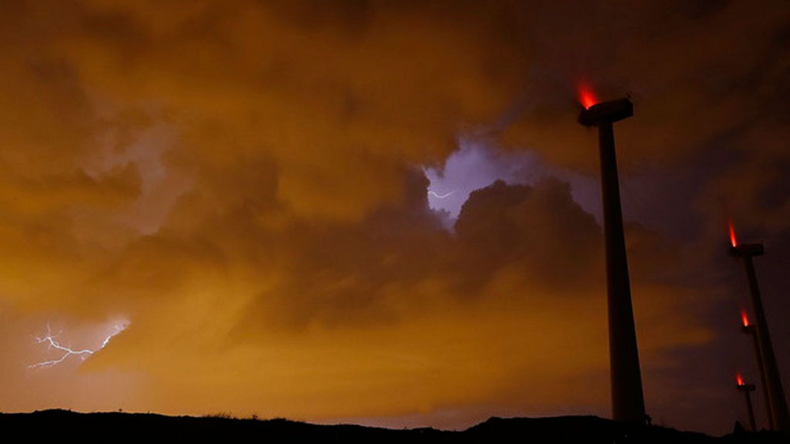 Chubascos fuertes en Cataluña, Baleares y Comunidad Valenciana