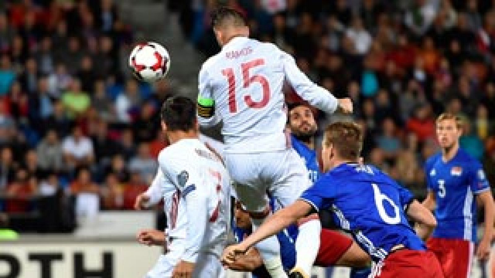 Sin programa: Liechtenstein 0-1 España. Minuto 3. Sergio Ramos | RTVE Play