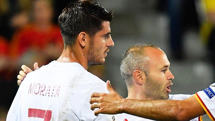  - Liechtenstein 0-6 España. Minuto 54. Morata