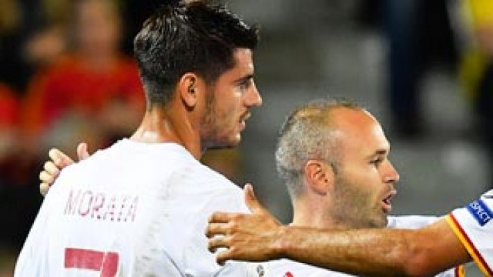  - Liechtenstein 0-6 España. Minuto 54. Morata