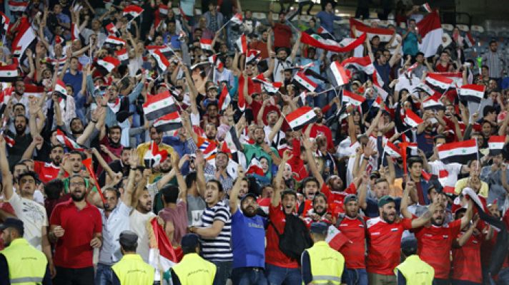 Un gol 'in extremis' permite a Siria soñar con la clasificación para el Mundial de Rusia