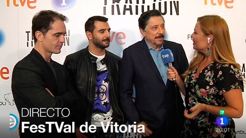 Espaa Directo - Los actores de 'Traicin' nos presentan la serie desde el FesTVal de Vitoria