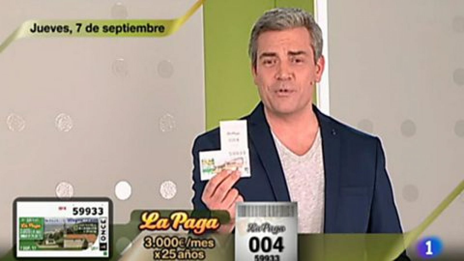 Sorteos ONCE: Sorteo ONCE - 07/09/17 | RTVE Play