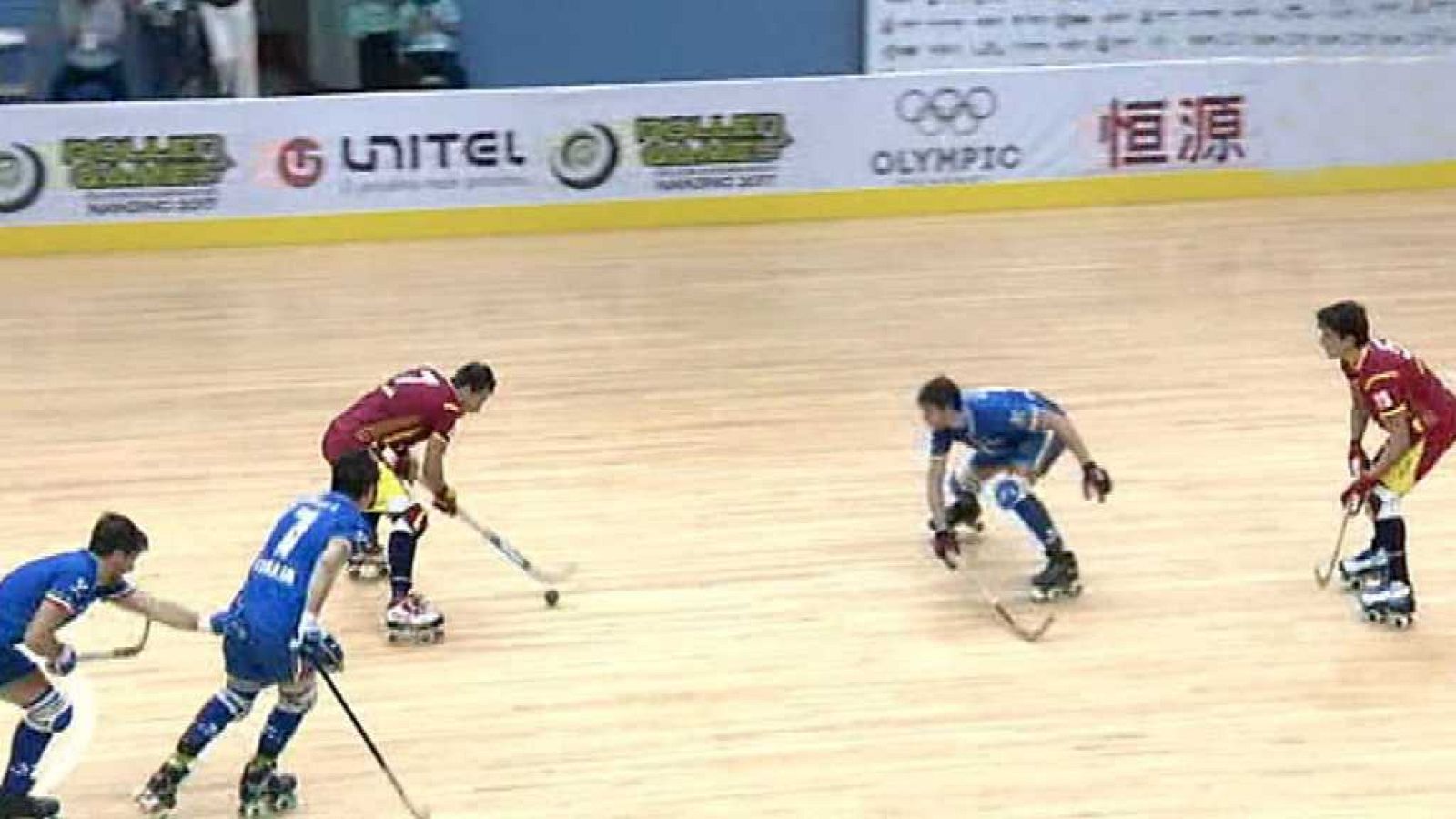 Hockey patines - World Roller Games 2017. Campeonato del Mundo Masculino: 1ª Semifinal: España-Italia