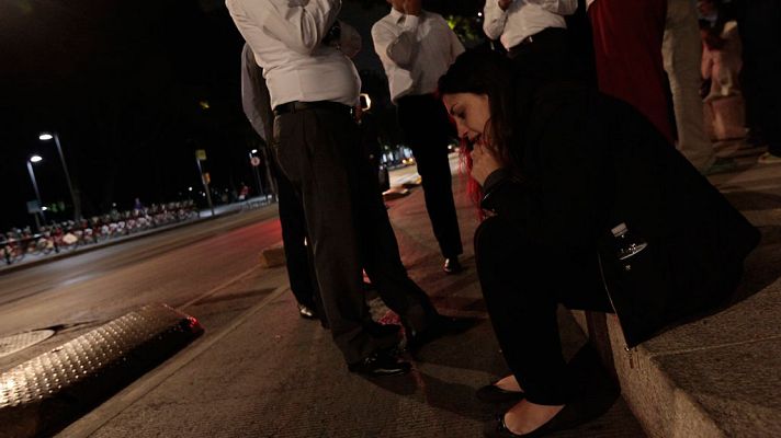 Telediario 1 - Confusión y miedo entre los españoles residentes en México