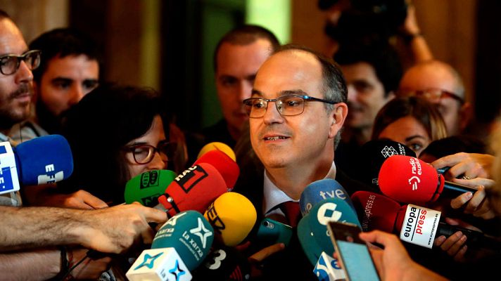 Telediario 1 - Turull ha explicado que era un mensaje dirigido al juzgado