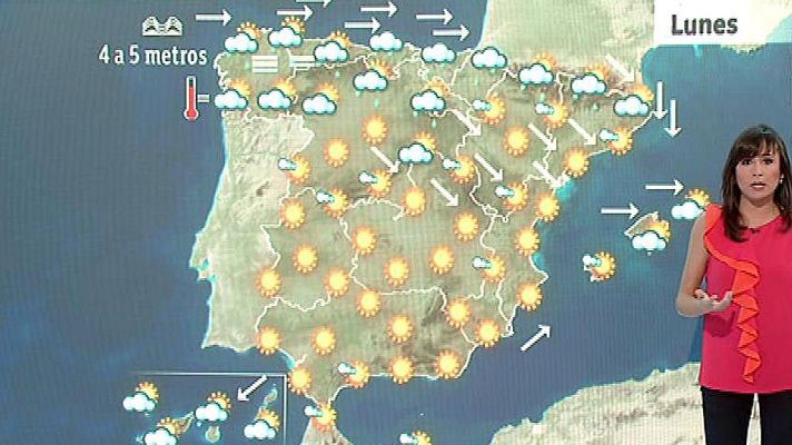 El tiempo - Un frente avanza por el norte y dejará precipitaciones en Galicia y el Cantábrico