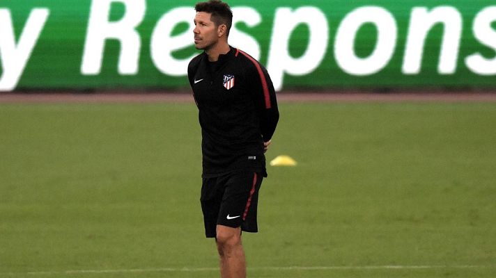 Telediario 1 - Simeone: "Tarde o temprano la Champions llegará"