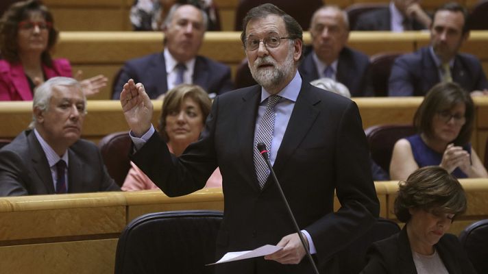 Informativo 24h - Rajoy exige al PDeCAT que no hable de democracia mientras "la liquidan" en Cataluña