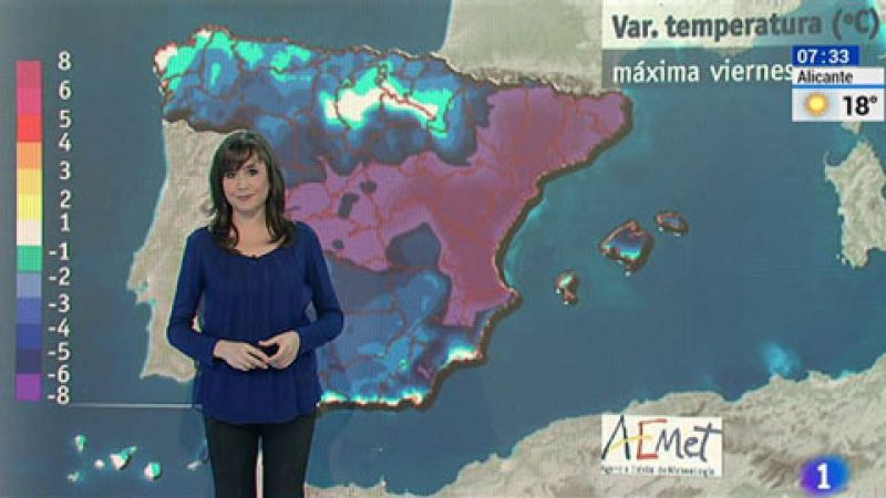Las temperaturas suben en gran parte de España