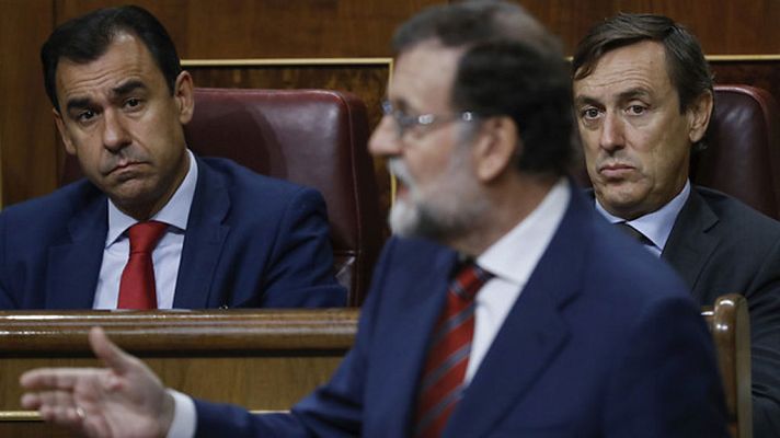 Telediario 1 - Rajoy pide una vez más al Govern que cumpla la ley y que respete los derechos de las personas