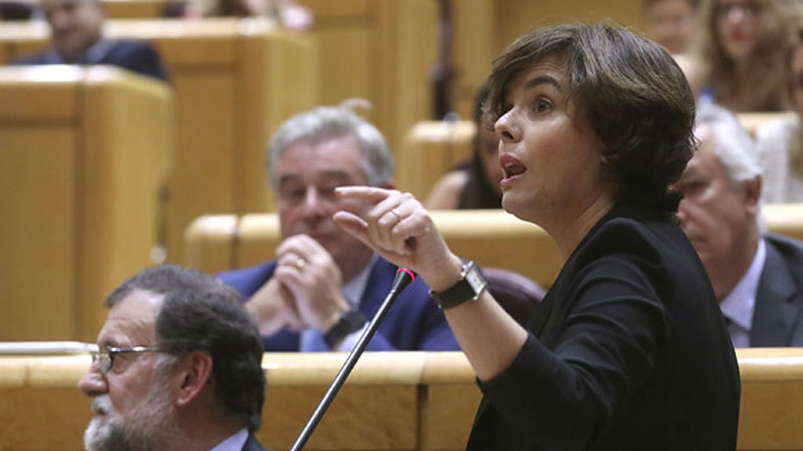 Cruce de acusaciones en la sesión de control