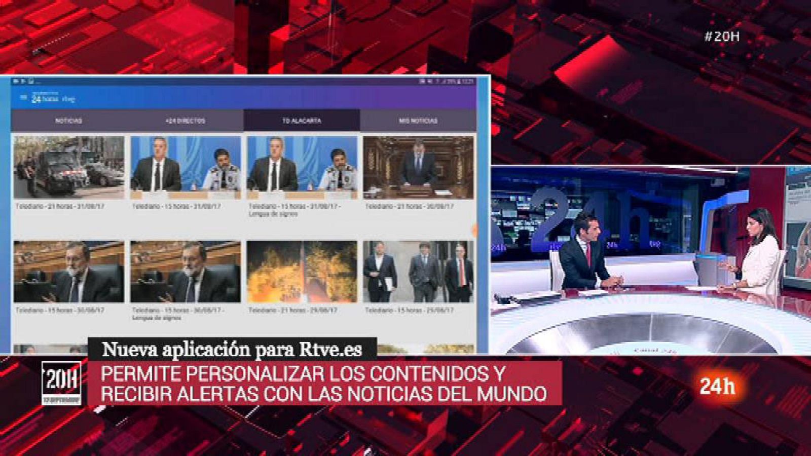 Así es la aplicación 'Informativos 24 Horas' de RTVE - Informativo 24h | Ver