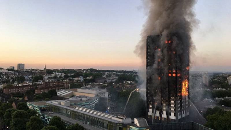 Comienza la investigación oficial sobre el incendio en la torre Grenfell de Londres