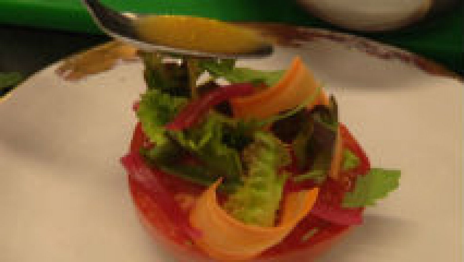 Ensalada de tomate aliñado