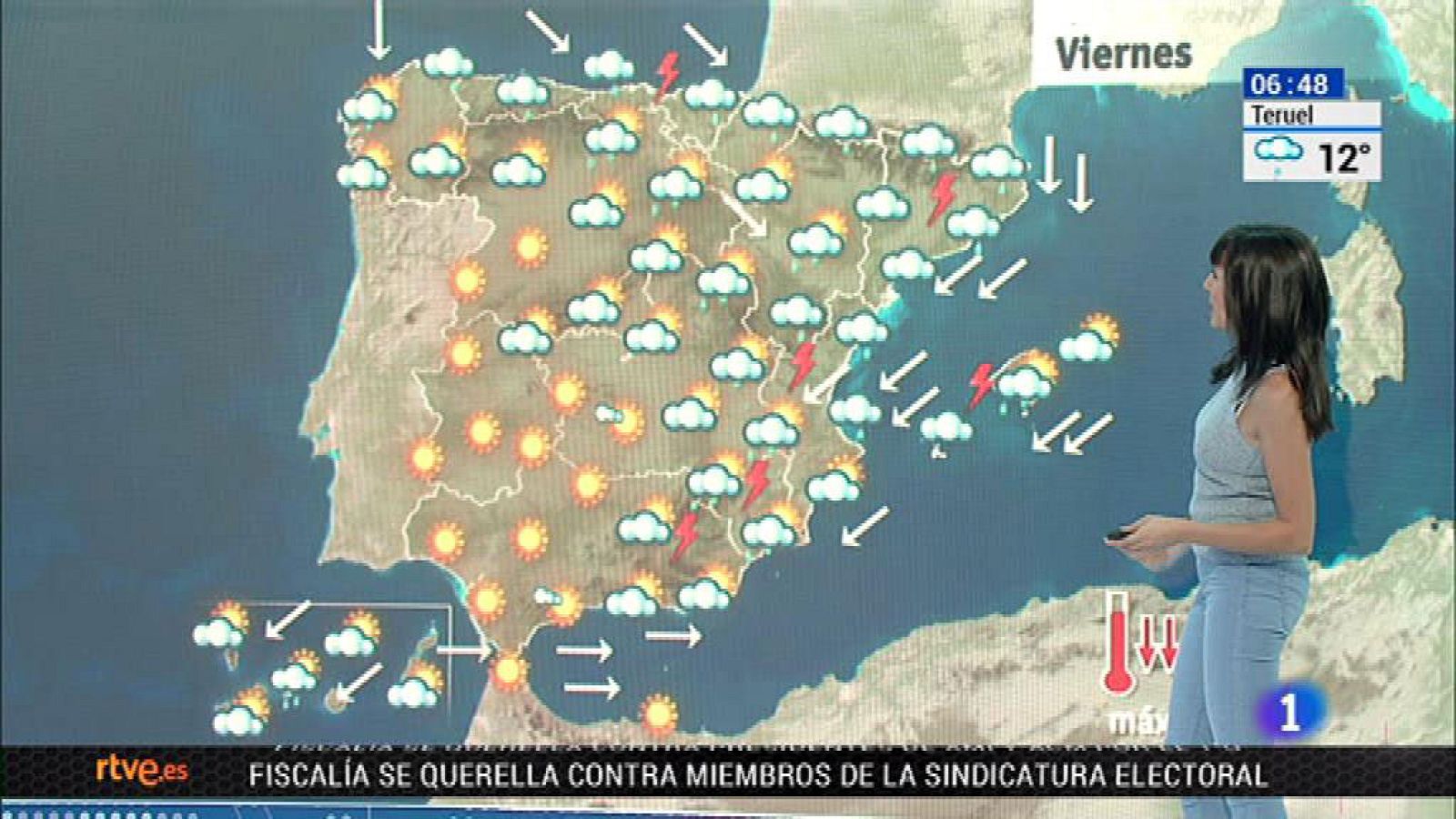 Las temperaturas se desploman y la nieve llega al Pirineo - El tiempo | Ver