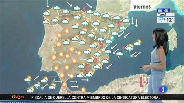 El tiempo - Las temperaturas se desploman y la nieve llega al Pirineo