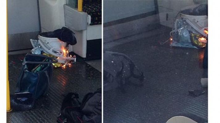 Explosión en el metro de Londres
