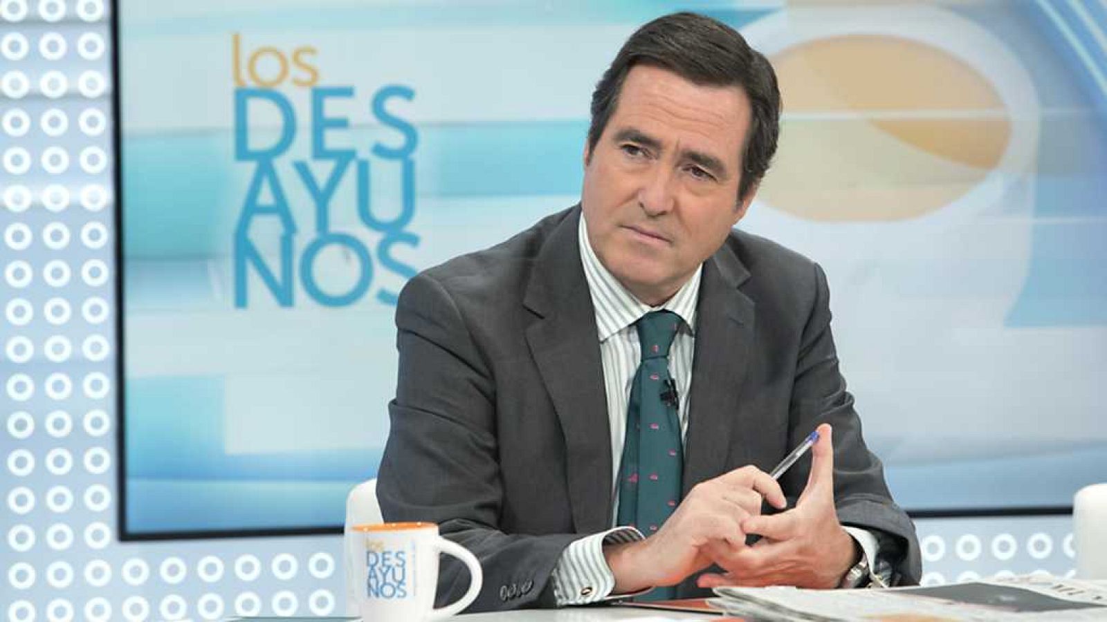 Los desayunos de TVE - Antonio Garamendi, presidente de CEPYME y vicepresidente de la CEOE - ver ahora