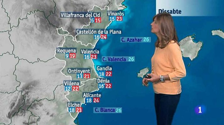 L'informatiu - Comunitat Valenciana - El tiempo en la Comunidad Valenciana - 15/09/17