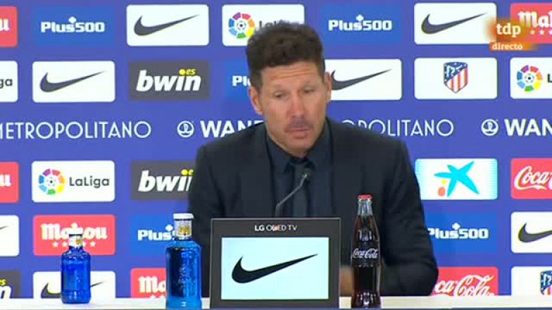 Simeone: "La salida al estadio ha sido tremenda"