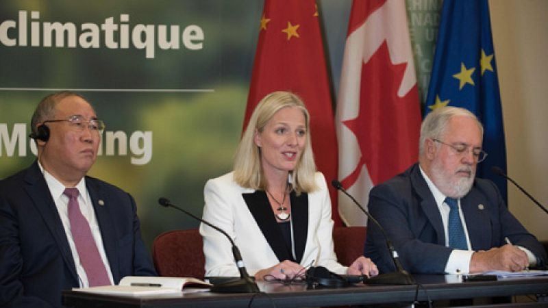 La Unión Europea reitera en Canadá su compromiso con el Acuerdo climático de París