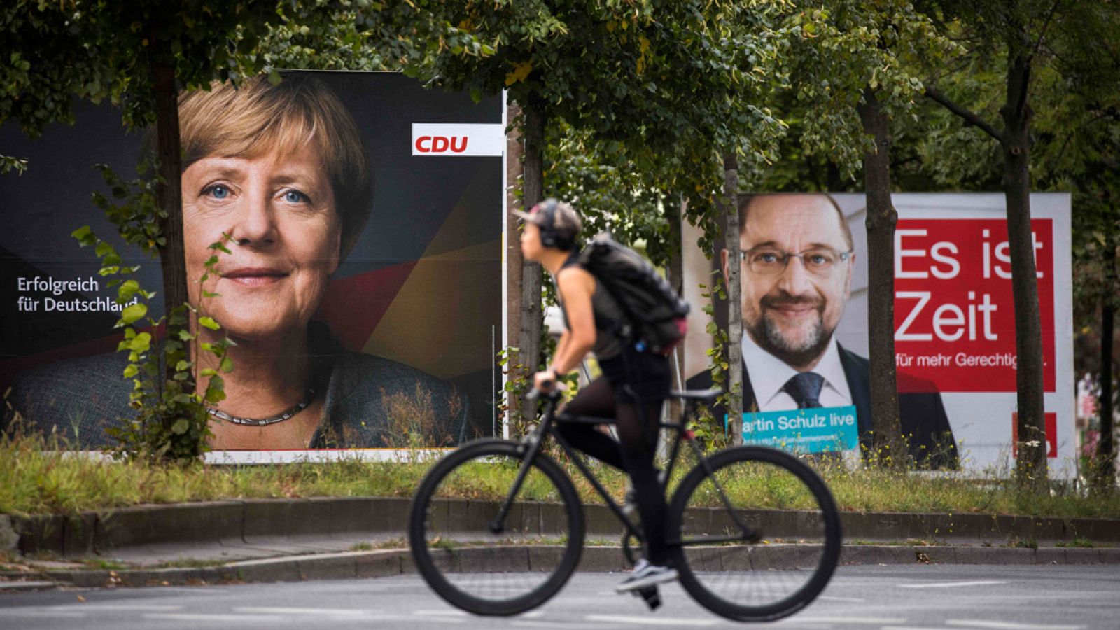 Todos los sondeos son favorables a la CDU de Angela Merkel