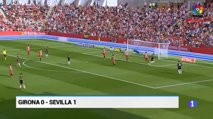 El Sevilla gana en Girona y ya es segundo