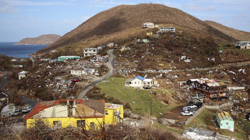 El huracán María se dirige a Puerto Rico tras causar estragos en las islas del Caribe | Ver