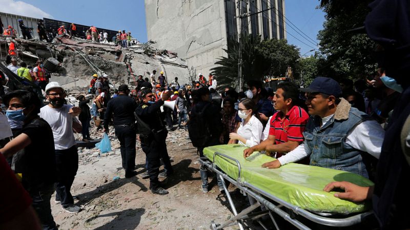 Un terremoto de magnitud 7,1 en México deja más de un centenar de muertos