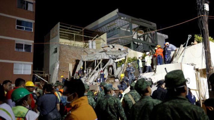 Así sufrió el terremoto una escuela en el sur de Ciudad de México