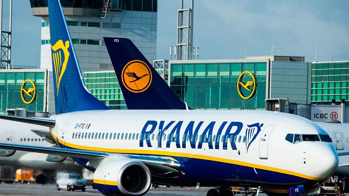 Telediario 1 - La sanción a Ryanair por la cancelación masiva de vuelos, podría ascender a más de 4 millones de euros