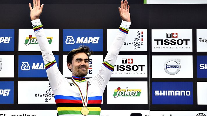 Mundiales de Ciclismo - Tom Dumoulin, nuevo campeón de mundo de CRI dando una exhibición en Bergen