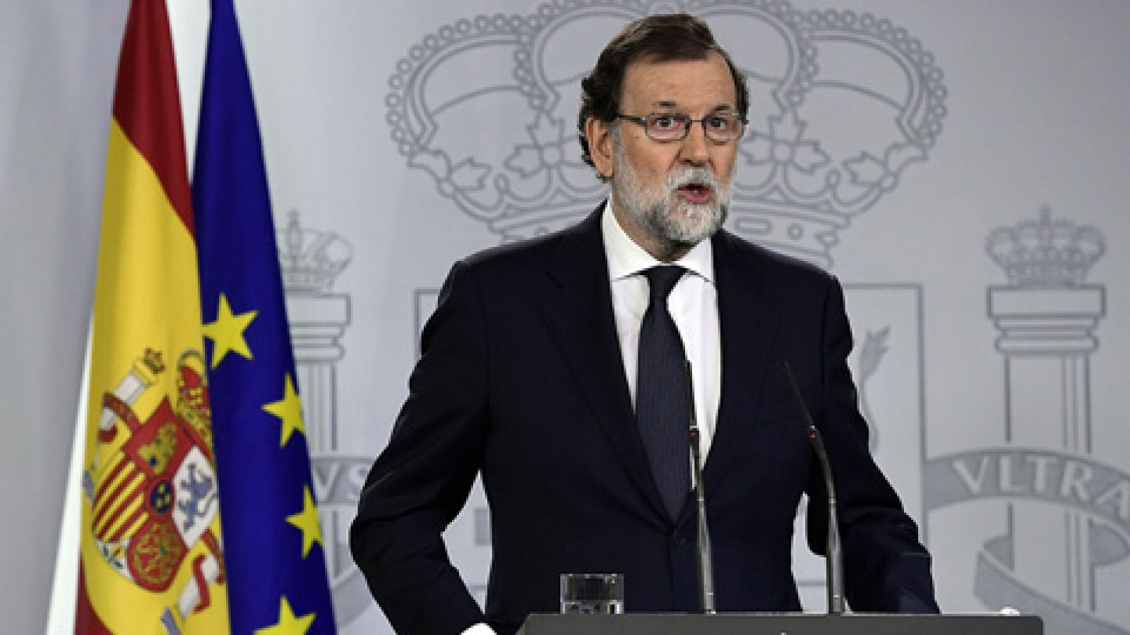 Telediario 1: Declaración institucional de Mariano Rajoy sobre el 1-O | RTVE Play