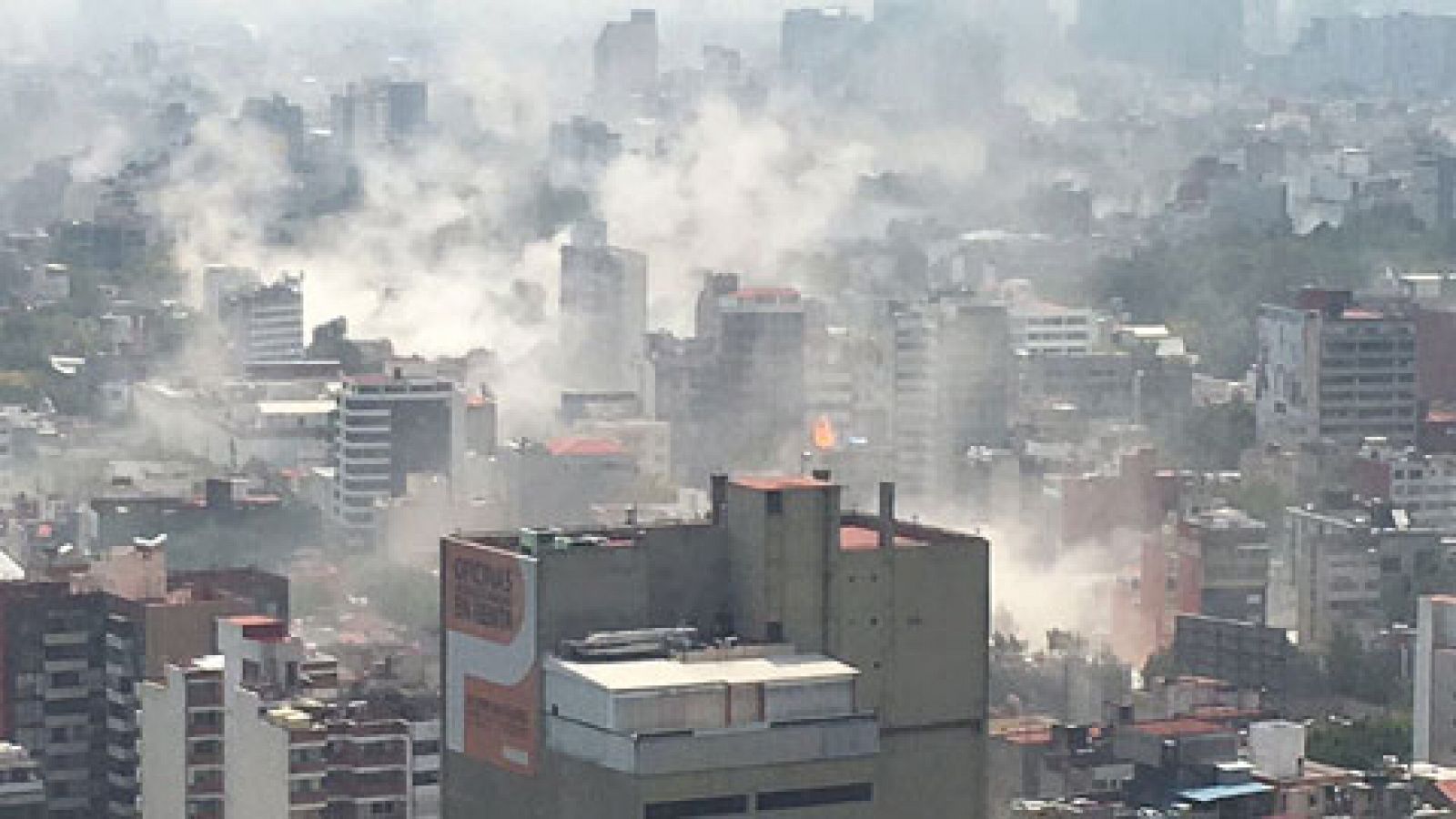 Telediario 1: Las imágenes del terremoto de magnitud 7,1 que ha sacudido México  | RTVE Play