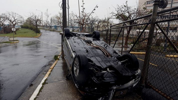 El huracán María causa grandes daños en Puerto Rico