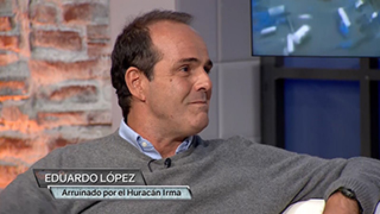 Eduardo y su familia han perdido todo a consecuencia del Huracán Irma