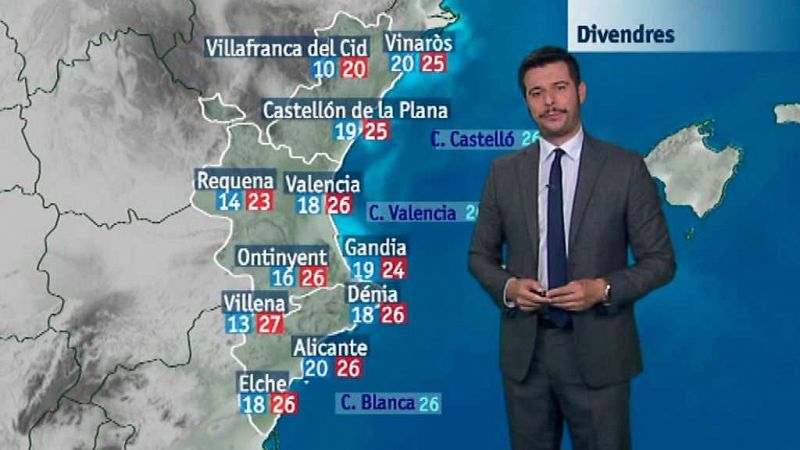 El tiempo en la Comunidad Valenciana - 21/09/17 - ver ahora 