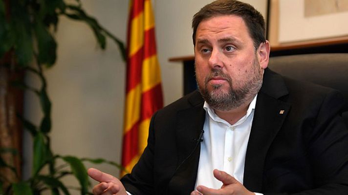 Telediario 1 - El Gobierno catalán reconoce que la operación contra el referéndum ha alterado sus planes