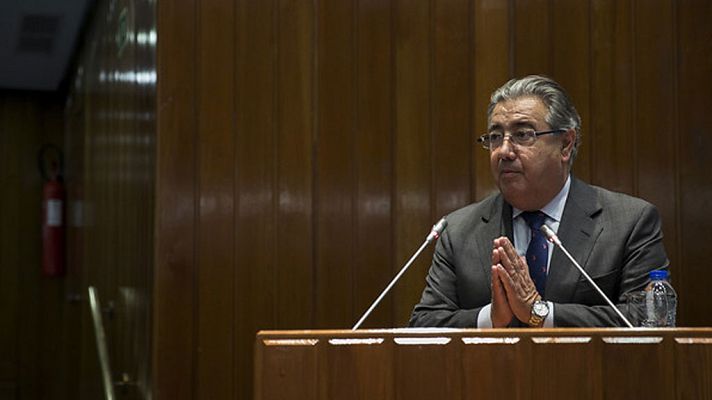 Telediario 1 - Interior comunica a la Generalitat que envía refuerzos de Policía y Guardia Civil para apoyar a los Mossos