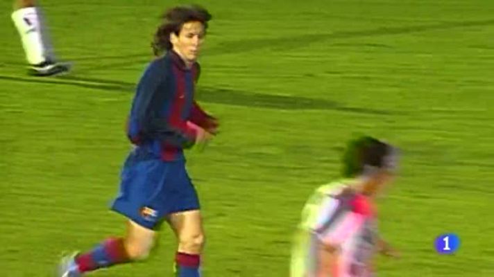 Telediario 1 - 13 años después, Leo Messi en Montilivi